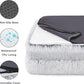 Bedsure Orthopedic Dog Bed Medium Size Dogs - Washable Medium Dog Cat Bed Waterproof, Comfort Pet Couch Sofa with Washable Removable Cover, Pets Bed with Nonskid Bottom, Long Faux Fur-Misty Grey, 28"