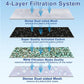 9 Count Assembled Medium Filter Cartridges Compatible with Tetra Whisper Bio-Bag Filters 10i PF10 Reptofilter 90 GPH Medium Replacement Filter Cartridges for Whisper Filter & Aquariums
