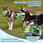 Dog Muzzle for Large Dogs, Breathable Basket Muzzles for Small, Medium and X-Large Aggressive Dog, Allows Panting Drinking, Suitable for Grooming Trimming Training (5, Luminous Green)