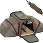 Petsfit 2 Side Expandable Pet Carrier Dog Carrier Cat Carrier for 2 Cats, 19" Lx 12" Wx 12" H, with Soft Cushion, Built-in Safety Rope, Pockets, Fit for Car Travel