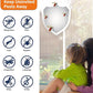 Magnetic Screen Door, Heavy Duty Door Screen Magnetic Closure Keep Bugs Out,Pet & Kid Friendly，Hands Free Door Screen Fit Door Size 32 x 80 Inches White