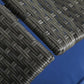 PawHut Wicker Dog House Outdoor with Canopy, Rattan Dog Bed with Water-Resistant Cushion, Raised Dog Bed for Small, Medium Dogs up to 66 lbs, 19.75" in Length, Gray Wicker, Dark Blue Cushion