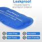 LotFancy Gel Ice Packs, 2pc Reusable Hot Cold Pack for Therapy, Heating Cooling Gel Pad, Pain Relief for Face, Head, TMJ, Wisdom Teeth, Oral Facial Surgery, Sport Injuries, Migraine, Muscle Joint
