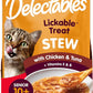 Hartz Delectables Stew Senior Lickable Wet Cat Treats, Multiple Flavors 1.4 Ounce (Pack of 12)