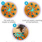 Outward Hound by Nina Ottosson Tower of Treats Level 4 Expert Dog Treat Puzzle for Enrichment, Orange