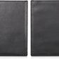 Polare RFID Blocking Napa Leather Passport Holder Travel Wallet For Men and Women (Black)