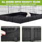 Bunny Playpen Indoor & Outdoor, Rabbit Playpen with Waterproof Liner, Extension Guinea Pig Cages for Small Animals (Playpen Only)