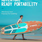 11' Inflatable Stand Up Paddle Board – Extra Wide SUP for Adults & Kids of All Skill Levels, Stable Paddleboard with Pump, Fins, Backpack, Accessories & Waterproof Phone Pouch