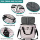 BAGLHER Dog Travel Bag, Pet Travel Bag (ALL Pet Travel Supplies), With 2 Pet Food Containers and 2 Collapsible Silicone Bowls; Essential Kits for Pet Travel BLW