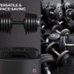 Yaheetech Adjustable Dumbbell Set 28/40/52.5/90LBS Adjustable Dumbbells Fast Adjust Dumbbell Weight Set with Anti-Slip Handle and Tray for Men/Women Home Gym Strength Training Equipment Single/Pair