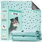 Fostanfly Washable Pee Pads for Dogs, 2 Pack Large 31"x36" Ultra-Absorbent and Leak-Proof Non-Slip Reusable Potty Training Pads for Dogs, Cats, Puppy, Potty of Add 8 Lanyards, Green