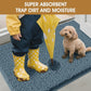 IM HOME Extra Large 60" x 36" Dusty Blue Dog Door Mats for Muddy Paws, Chenille Absorbent Dog Mat, Non Slip Heavy Mud Mat for Dogs, Soft Pet Bed Mat for Entryway, Mud Paws, Inside Floor