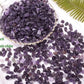 1lb Amethyst Aquarium Gravel Rocks Natural Tumbled Healing Crystal Chips Bulk Gemstones Tumbled Crushed Stones for Fountain Vase Filler Planters Decorative Fish Tank Potted Reiki Energy Balancing