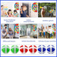 29 Inches Dart Board for Kids，Kids Large Dart Board with Sticky Balls and Darts，Indoor/Outdoor Sport Party Fun Games Toys Birthday Gifts for 3 4 5 6 7 8 9 10 11 12+Year Old Boys Girl