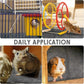 Amylove 4 Pcs Guinea Pig Cage Liner Guinea Pig Bedding Washable Fleece Pee Pads Reusable Small Animals Training Mat Small Animal Sleeping Bed for Bunny Hamster(Dark Gray,47 x 24 Inch)