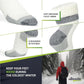 Alvada Merino Wool Hiking Socks Thermal Warm Crew Winter Boot Sock For Men & Women 3 Pairs