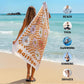 JML Personalized Beach Towel with Name, Custom Flower Beach Towel, Customized Microfiber Pool Towel, Quick Dry & Absorbent Swim Towel for Adult,Anniversary, Birthday, Summer Holiday,Vacation