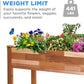 Jumbl Raised Canadian Cedar Garden Bed | Elevated Wood Planter for Growing Fresh Herbs, Vegetables, Flowers, Succulents | 72x23x30”