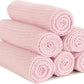 S&T INC. Microfiber Gym Towels, Yoga Towel for Home and Gym Bag, 16 Inch x 27 Inch, 6 Pack
