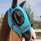 Horse Fly Mask Super Comfort Horse Fly Mask Elasticity Fly Mask with Ears We Only Make Products That Horses Like… (Pacific Blue, M)