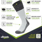 Alvada Merino Wool Hiking Socks Thermal Warm Crew Winter Boot Sock For Men & Women 3 Pairs