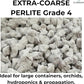Perlite for Plants, Extra Coarse Grade 4 Horticultural Perlite, Organic Perlite for Gardening Indoor & Outdoor, 4 Cubic Feet, Made in USA (1 Quart)