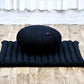 Leewadee Meditation Cushion Set – 1 Round Zafu Meditation Pillow and 1 Square Roll-Up Zabuton Meditation Mat, Pillows Bundle Filled with Kapok