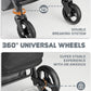Medium Dog Stroller for Large Dogs, pet Stroller for Medium Dogs Up to 66lbs, All-Terrain with Adjustable Handle & Canopy, Sun Shades, Storage Organizer, Waterproof Oxford Fiber