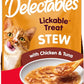 Hartz Delectables Stew Lickable Wet Cat Treats for Adult & Senior Cats, Chicken & Tuna, 1.4 Ounce (Pack of 12)