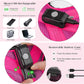 Light Up Dog Harness, Rechargeable Led Dog Harness with Battery Level Indicator, Adjustable Reflective Safety Vest for Night Walking, Soft Mesh Lighted Harness for Medium Large Dogs(5-90lbs)