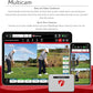 FlightScope Mevo+ GPS Golf Launch Monitor and Simulator with Face Impact Software | 22+ Complete Golf Data Parameters Including Vertical & Lateral Impact, 12 E6 Courses and 17 Practice Ranges