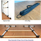 4 Ft Portable Wood Ballet Barre Ballet Bar Dance Barre Freestanding with Carry Bag