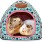 BWOGUE Guinea Pig House Bed Cozy Hamster Cave Large Hideout for Dwarf Rabbits Hedgehog Bearded Dragon Winter Nest Hamster Cage Accessories