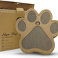 Paw-Shaped Cat Scratcher | Reversible Cardboard Kitty Scratcher | Cat Scratching Board for Indoor Cats | cat Scratcher Cardboard for Small & Medium Cats & Kittens | Cat Toy (Medium)