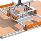 SpeTool Xpert Router Sled for Flattening Slabs with Continuous Height Adjustment & Dust Collection, Easy-to-install 3-Axis Aluminum Slab Flattening Jig, Spoilboard Slab Flattening Mill for Woodworking