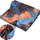 Yoga Towels , Non Slip Hot Yoga Towel Skidless Waffle Texture, 100% Absorbent Odorless Microfiber Yoga Blanket, Standard Sized 24 x72 in Mat Towel,for Hot Yoga, Bikram, Pilates ( Blue & Grey)…1