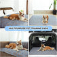 Sunheir Washable Pee Mats for Dogs - Large 48" x 48" 2-Pack Reusable Puppy Pads, Absorb Dog Mats, Whelping Pad, Non-Slip, Protects Urine Leakage (Light Grey, 48x48)