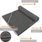 IUGA Yoga Towel for Hot Yoga Non Slip Extra Thick Yoga Mat Towel + Hand Towel 2in1 Set with Corner Pockets Super Absorbent and Quick Dry Hot Yoga Towel