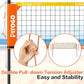 Volleyball Net for Backyard, Professional Portable Outdoor Heavy Duty Volleyball Net Set with Adjustable Aluminum Poles, Anti-Sag Design, Double Tension Adjuster for Beach, Grass |1680D Bag