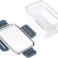 Amazon Basics Tritan Plastic Food Storage Containers - Tritan Plastic Locking, Air Tight, 11 Containers with Lids, 22 Pieces, Clear