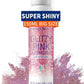 Hair Glitter Body Glitter Spray, 150ML Glitter Hairapray Holographic Pink Glitter Spray for Hair and Boday, Hair Glitter for Kids Women, Body Shimmer Festival Rave and Makeup 4.2 Fl Oz