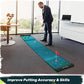 SAPLIZE Golf Putting Mat/Putting Green Mat - Adjustable Slope, Trajectory Tracking & Pong Game Modes | Indoor & Outdoor Use