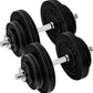 Yes4All Old School Adjustable Dumbbell Set with Weight Plates, Star Lock Collars/Connector, 40lbs to 200lbs Adjustable Weight Plates Set