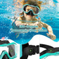 W WSTOO Kids Swim Goggles with Nose Cover,Snorkel Diving Swimming Mask for Youth 5-15,HD 3-Window Wide Vision Anti-Shattered Lens Anti-Fog&Leak