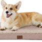 Bedsure Large Dog Bed for Crate - Orthopedic Flat Pet Beds with Removable Washable Cover, Egg Crate Foam Crate Mat, Suitable for Pet Up to 50 lbs