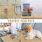 Amylove 4 Pcs Guinea Pig Cage Liner Guinea Pig Bedding Washable Fleece Pee Pads Reusable Small Animals Training Mat Small Animal Sleeping Bed for Bunny Hamster (Beige,16 x 24 Inch)