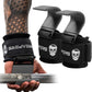 Gymreapers Weight Lifting Hooks (Pair), Heavy Duty Power Wrist Straps Hand Grip Support For Deadlifts, Pull Ups, Shrugs - Gym Gloves For Men and Women