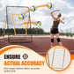 Volleyball Rebounder Net，Portable 7x4 ft Training Equipment for Spike and Smash Practice - 5 Rebound Angles Custom Target Area for Volleyball Sports Training