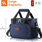 Lifewit Large Lunch Bag Insulated Lunch Box Soft Cooler Cooling Tote for Adult Men Women, Dark Blue 12-Can (9L)