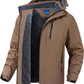 Rapoo Men's Winter Ski Snow Jacket Mountain Waterproof Windproof Rain Jacket